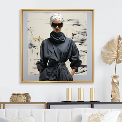 Black Classic Silhouette III - Fashion Wall Art