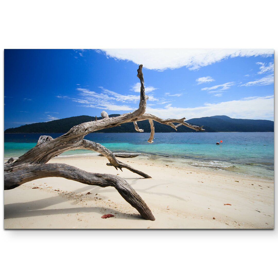 Leinwandbild Strand auf der Lipe Insel