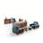 4 Piece Executive Desk Office Set