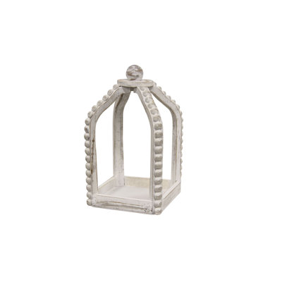 Ensemble de 2 lanternes perlées Shabby Elegance