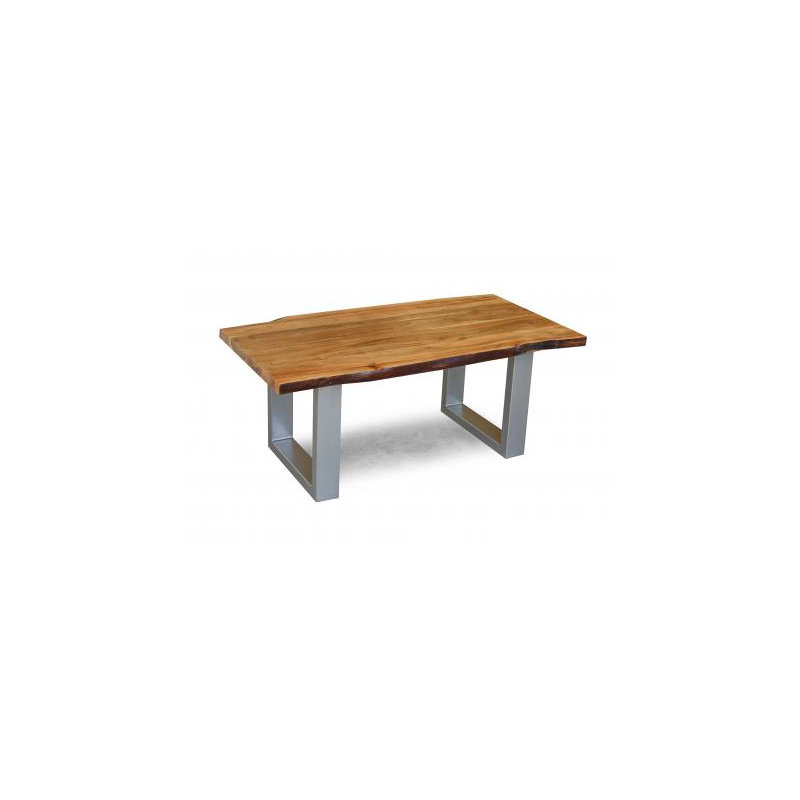 Anderson Mill Sled Coffee Table, Nickel