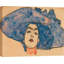3SC6329 Eva Freund In Hat by Egon Schiele - Wrapped Canvas Painting-706990784