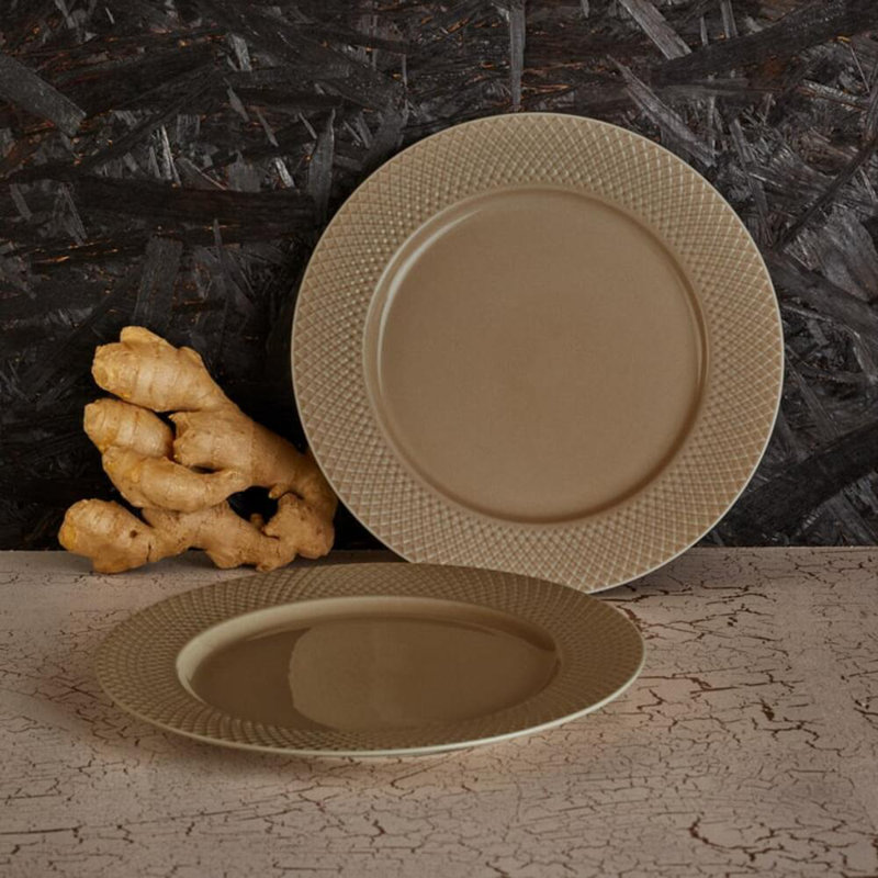 Assiette plate Rhombe