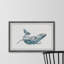 «The Big Whale», reproduction encadrée-1005281942
