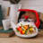 Enameled Kettle 2.3-Qt. Apples Country Style Traditional Enamel