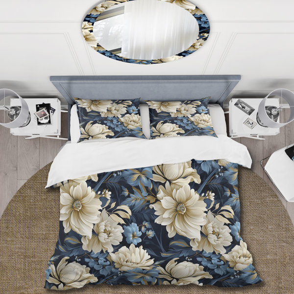 East Urban Home Maislee Floral Duvet Cover Set | Wayfair