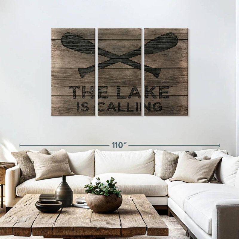 Senne Lake Is Calling, 48" H x 74" W