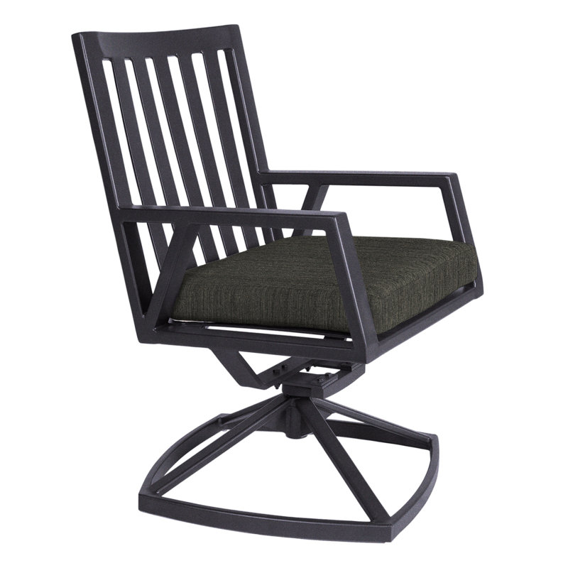 Aris Outdoor Rocker Chair, Graphite, Harris Stone