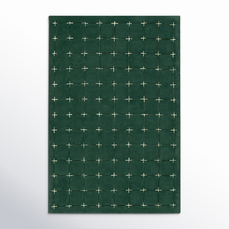 Mallory Green Hand Tufted Area Rug