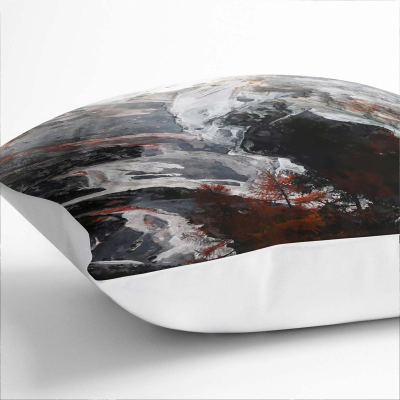 Square Cushion, White, 40cm H x 40cm W x 15cm D