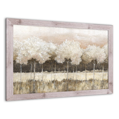 Paysage d'arbre neutre - Peinture