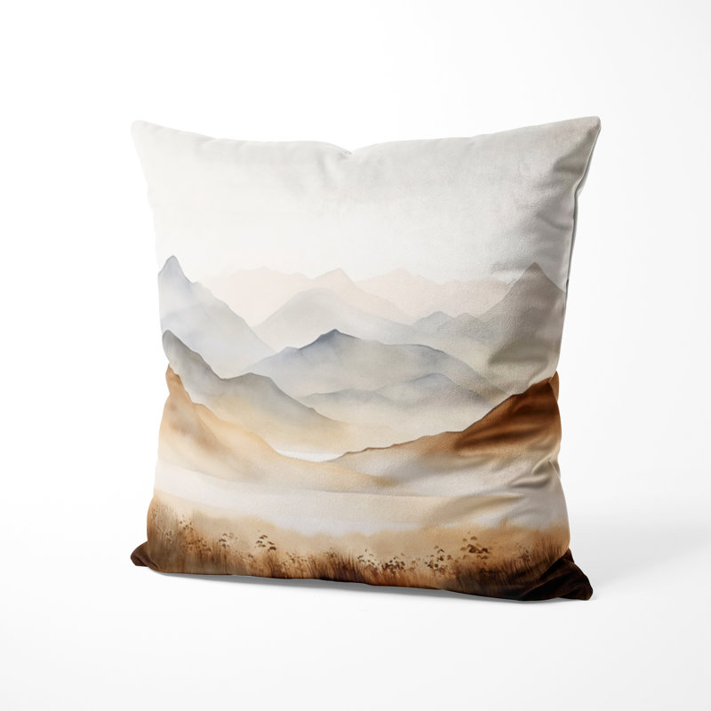 Coussin Mountain Mountain Silent Beauty II, H 16 po x l 16 po