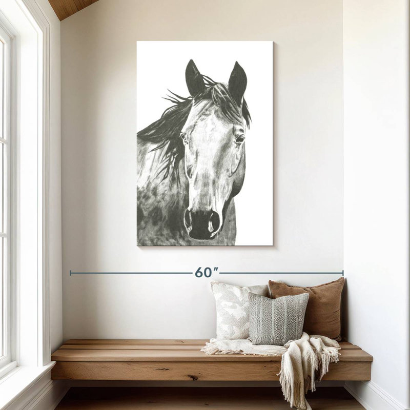 «Brampt Wildlife Snapshot Horse I», H 45 po x l 30 po