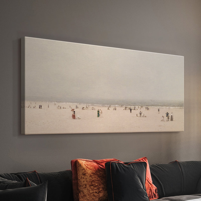 Série nautique-CCDXLIV- Toile tendue avec châssis - Prêt à être accroché, H 16 po x l 32 po