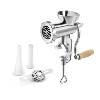 Metaltex Aluminum Metal Manual Meat Grinder