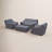 Donnie Acacia 4- Piece Outdoor Conversation Set Furniture Covers For Sofa Seating Group