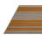 Washable Ochre Light Gray Striped Area Rug-695741562