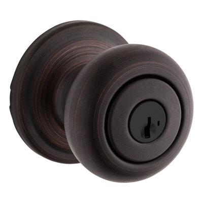 Hancock Keyed Entry Knob featuring SmartKey Security