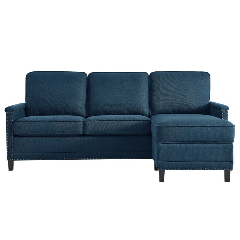 Canapé modulaire Ashton, Polyester azur