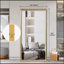 Miroir de plancher 32 po x 70 po avec cadre en bois artificiel
