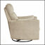 Fauteuil inclinable et pivotant moderne avec revêtement en microfibre, confort moelleux et coussins assortis pour le salon-1478499932