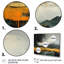 Gris et jaune, paysage de montagne abstrait II - paysage abstrait, art mural-1451537901-1451537907