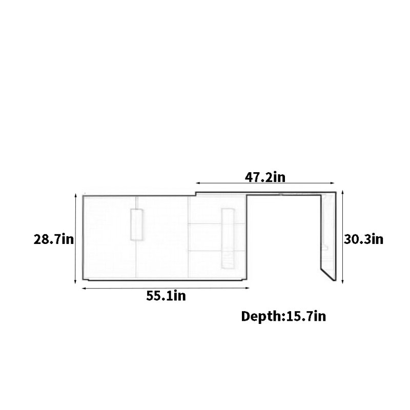 Commode rétractable Minimalist