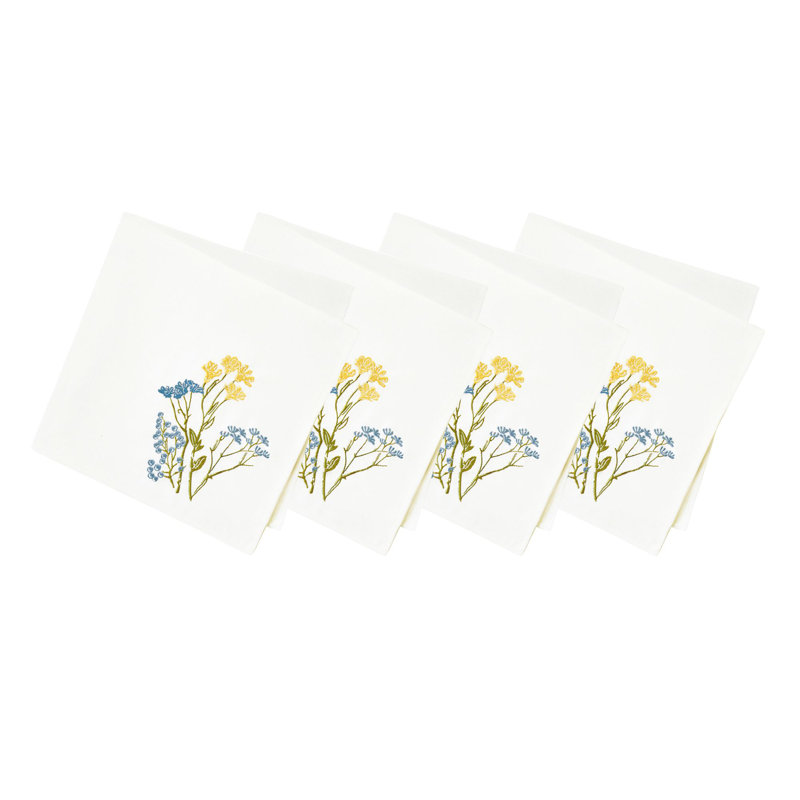 Lenox Wildflowers Border 19"x19" Napkins
