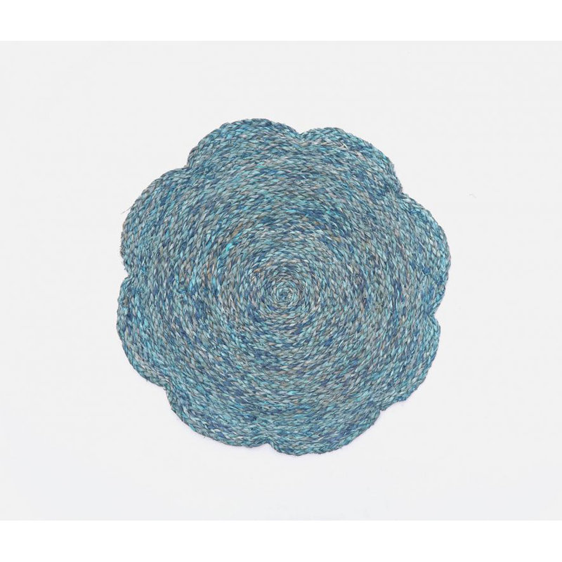 Ensemble de napperons mixtes 4 pièces, Bleu
