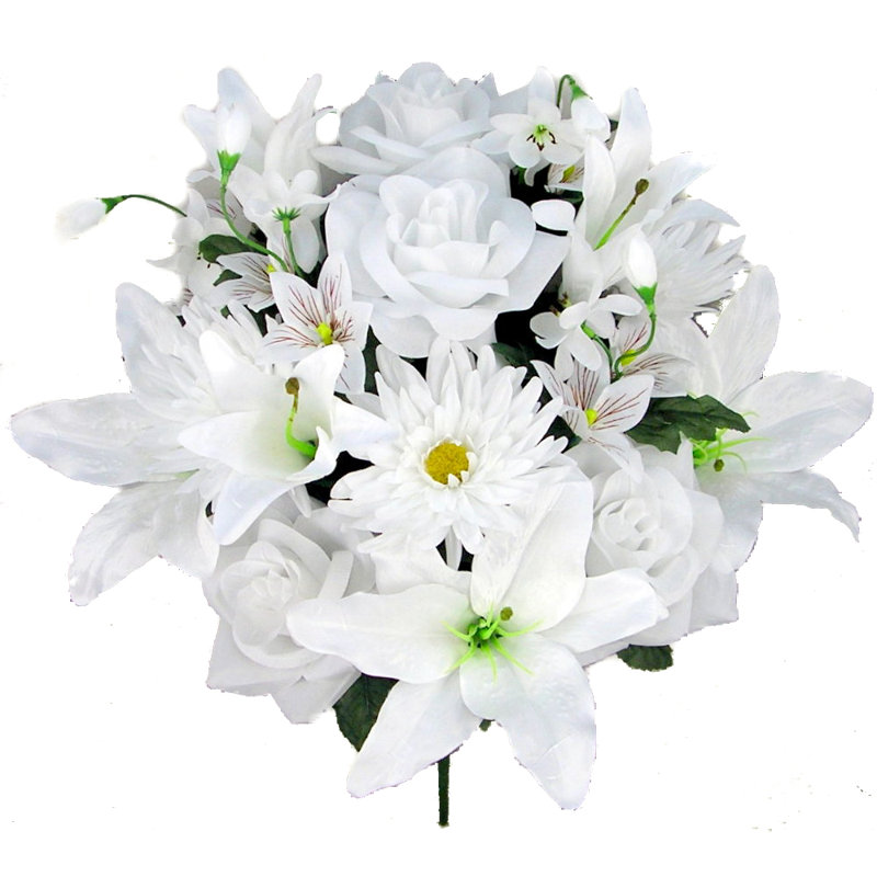 Buisson mélangé, Blanc