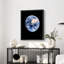 «Blue Earth From Space Space Enthusiasts Illustration Small Decor Art Work»-101376646-101376650
