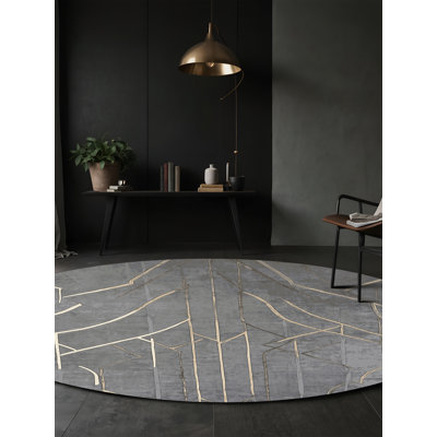 Tapis gris lavable à la machine