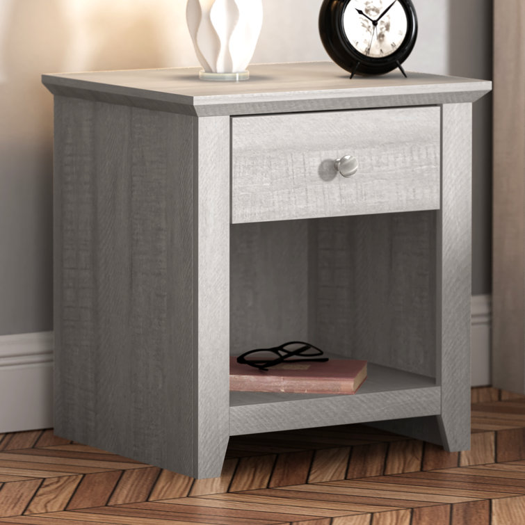 Tevrat 20.8" 1 Drawer Nightstand