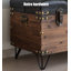 American Traditional Upholstered Shoe Storage Bench with Corner Protectors