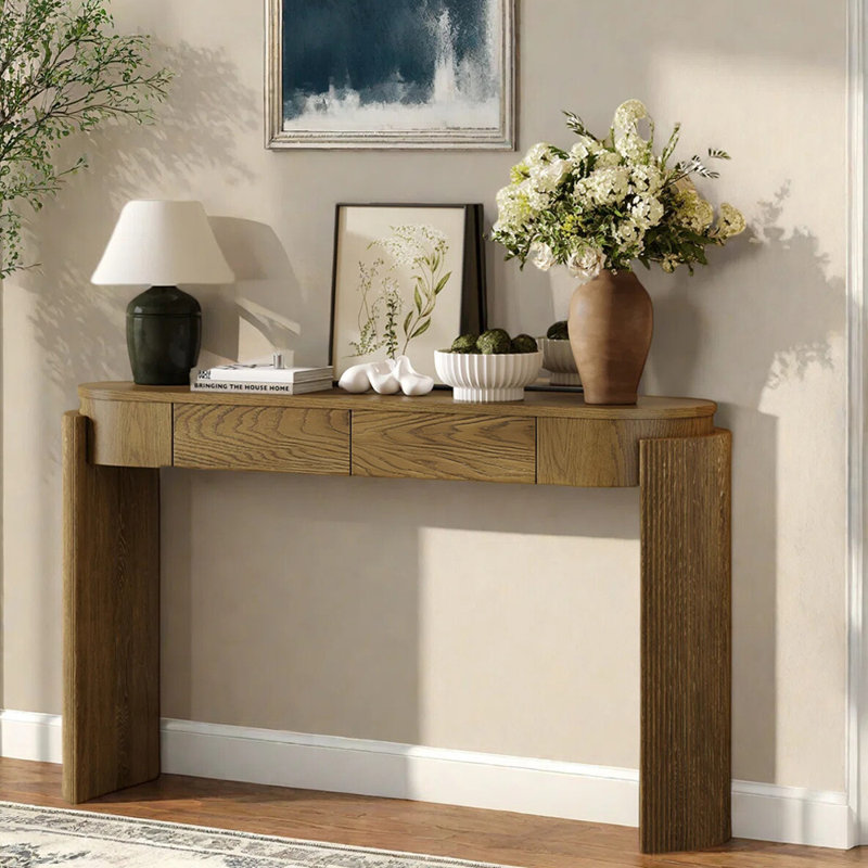 Console American Country, H 32,7 po x l 55,1 po x P 13,8 po, Brown