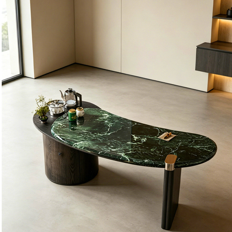 Table basse 70,87 "minimaliste italienne, 28.74" H x70.87" W x 29.92" D