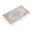 Tapis en polyester doux au toucher 2 pi x 3 pi avec envers en jute naturelle - parfait pour les vestibules, les cuisines et les chambres