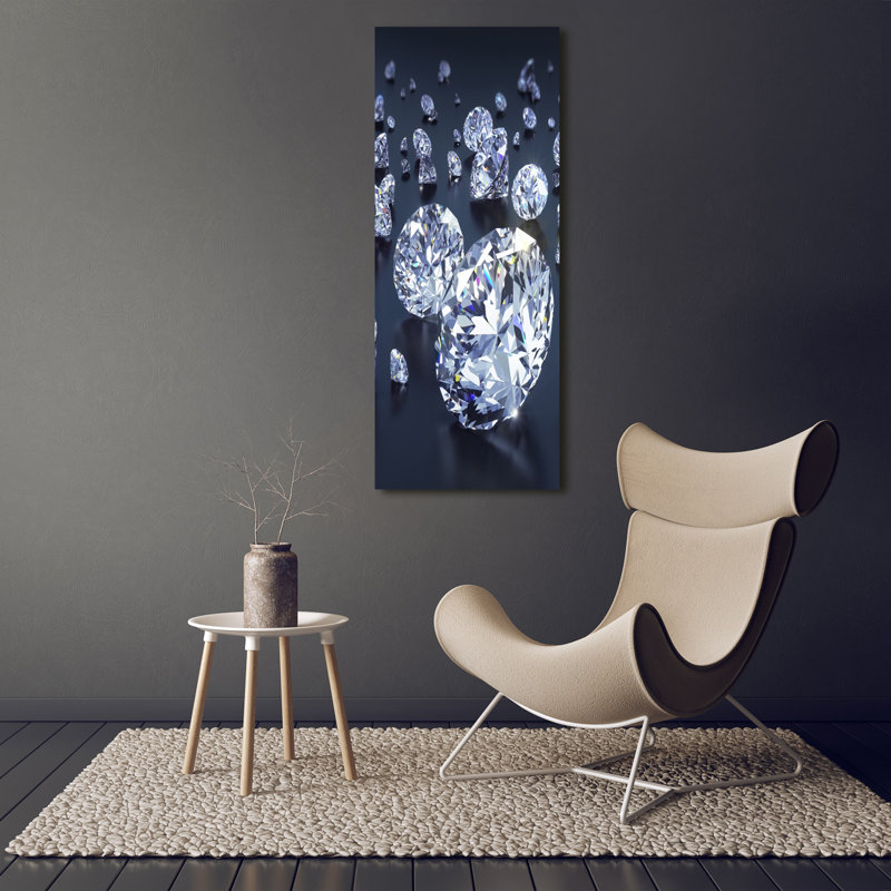 Diamonds - Wrapped Canvas Print