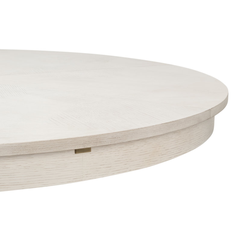Giselle Round Dining Table, Working White, 30"H x 66"L x 66"W