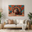 «Southwestern Animals», art mural brun en métal 4-1778437457