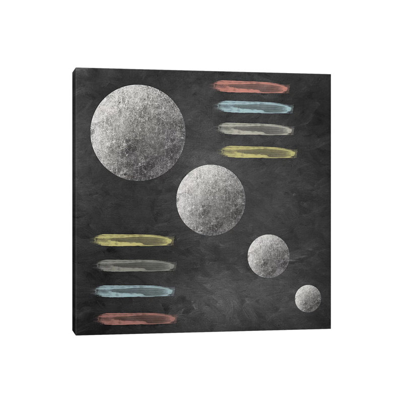 Geometry Mystery Moon XVI by Irena Orlov - 1 Piece Wrapped Canvas Painting