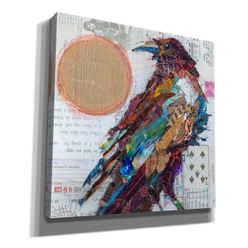 «Cobberas Golden Crow» sur toile par St. Hilaire Elizabeth, reproduction, H 37 po x l 37 po x P 1,5 po