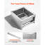 Lavabo de plancher en acier inoxydable avec support mural 22,05 po x 18,97 po x 11,96 po