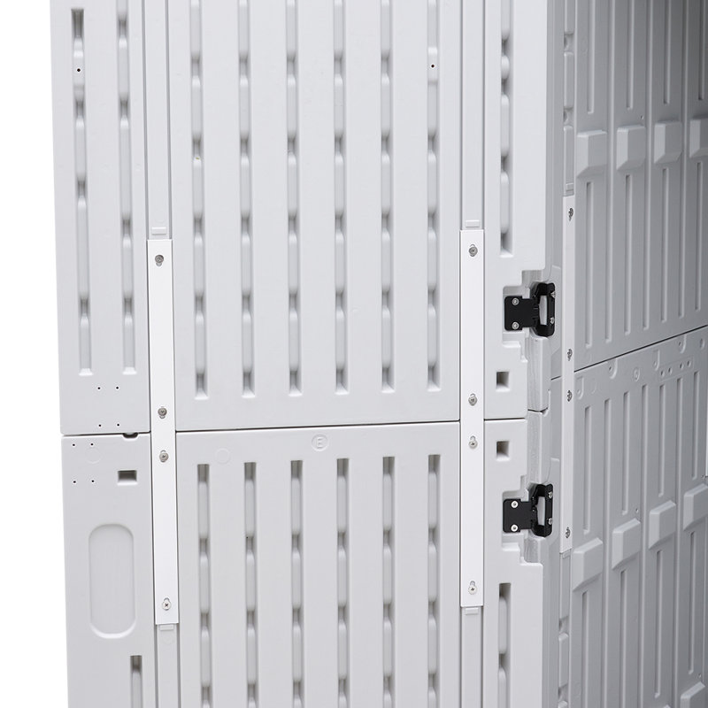 Outdoor White Storage Shed