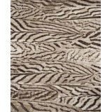 Contemporary Hand Knotted Animal Print Area Rug