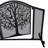 Kittleson Large Tree of Life Fire Screen with Door - Black-132124356