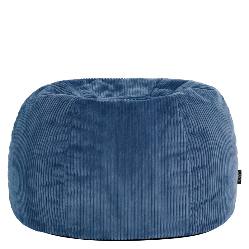 Kingston Corduroy Classic Bean Bag, Blue