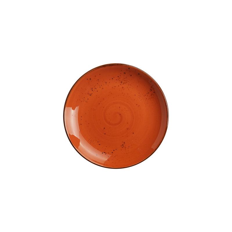 Shuman 26cm Dinner Plate, Orange