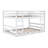 Full Over Full Bunk Bed with Ladder-688763466