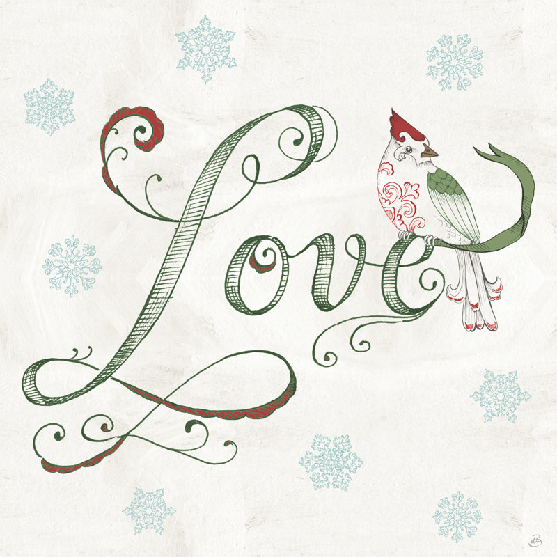 «Christmas Season VI» par Daphne Brissonnet - reproduction, H 12 po x l 12 po, No, Wrapped Canvas